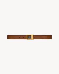 LA 66 buckle belt in leather