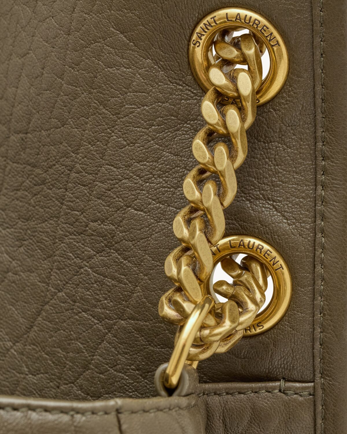 생로랑 그레인드 양가죽 니키 라지 숄더백 803777AACYT3212