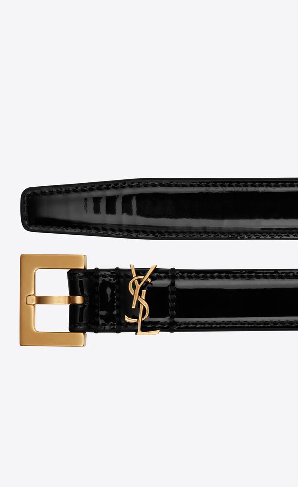 ysl patent belt