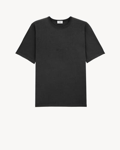 Saint LaurentサンローランEmbroidered Logo Tee Tシャツ Thumbnail-818535YBHD21025_A.