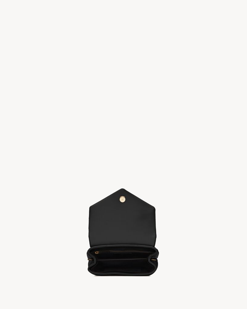 Loulou Toy Leather Shoulder Bag in White - Saint Laurent