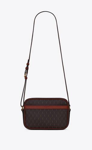 le monogramme camera bag in monogram canvas and smooth leather