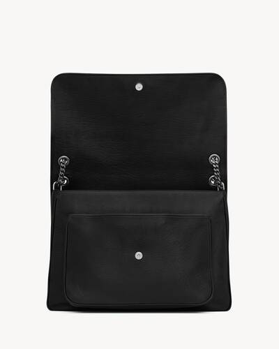 Saint Laurent Crinkled Calfskin Niki Large Shoulder Bag (SHF-14097) – LuxeDH