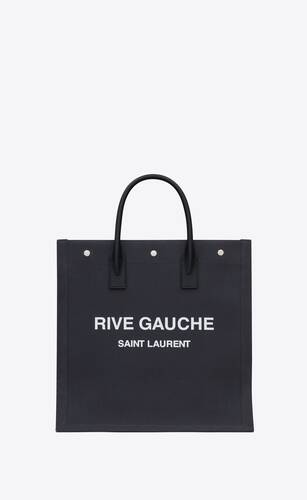 Saint Laurent Leather Black rive Gauche North/south Bag for Men Mens Tote bags Saint Laurent Tote bags Save 23% 