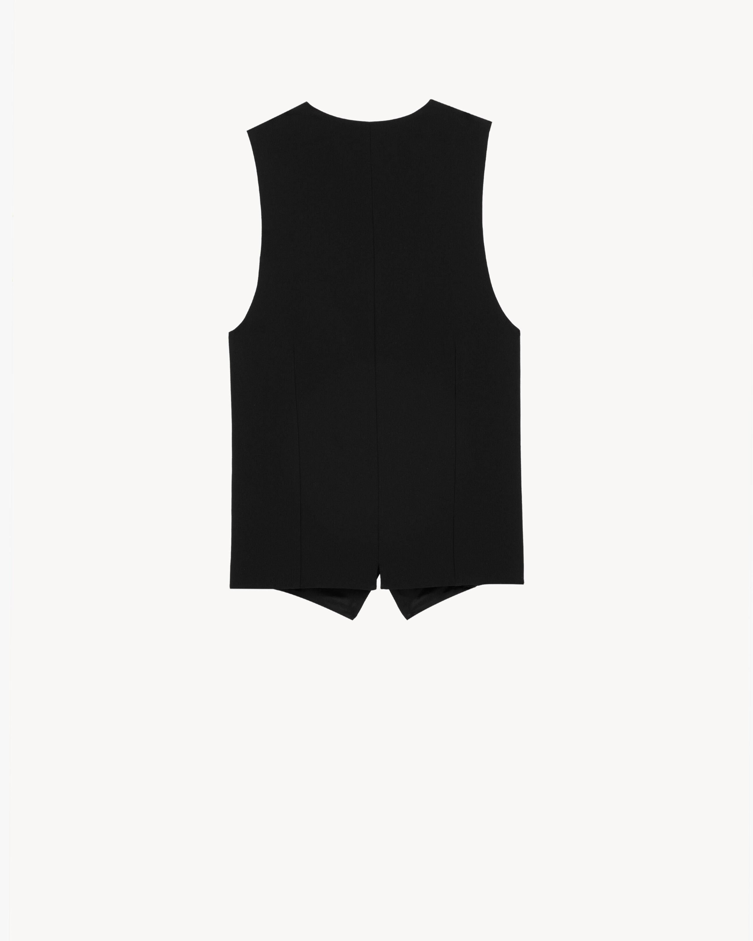 vest in silk crepe muslin