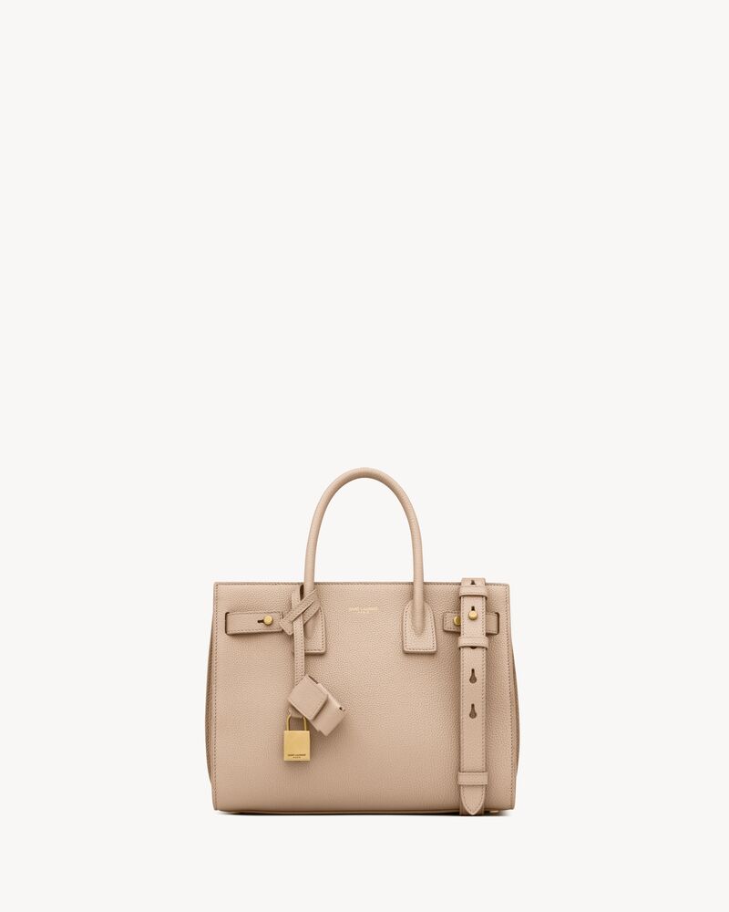 SAC DE JOUR SOUPLE EN CUIR GRAINÉ - BABY