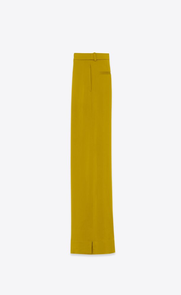 large pants in crepe satin