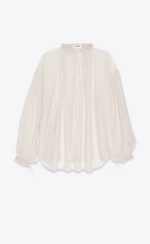 blouse en voile de coton