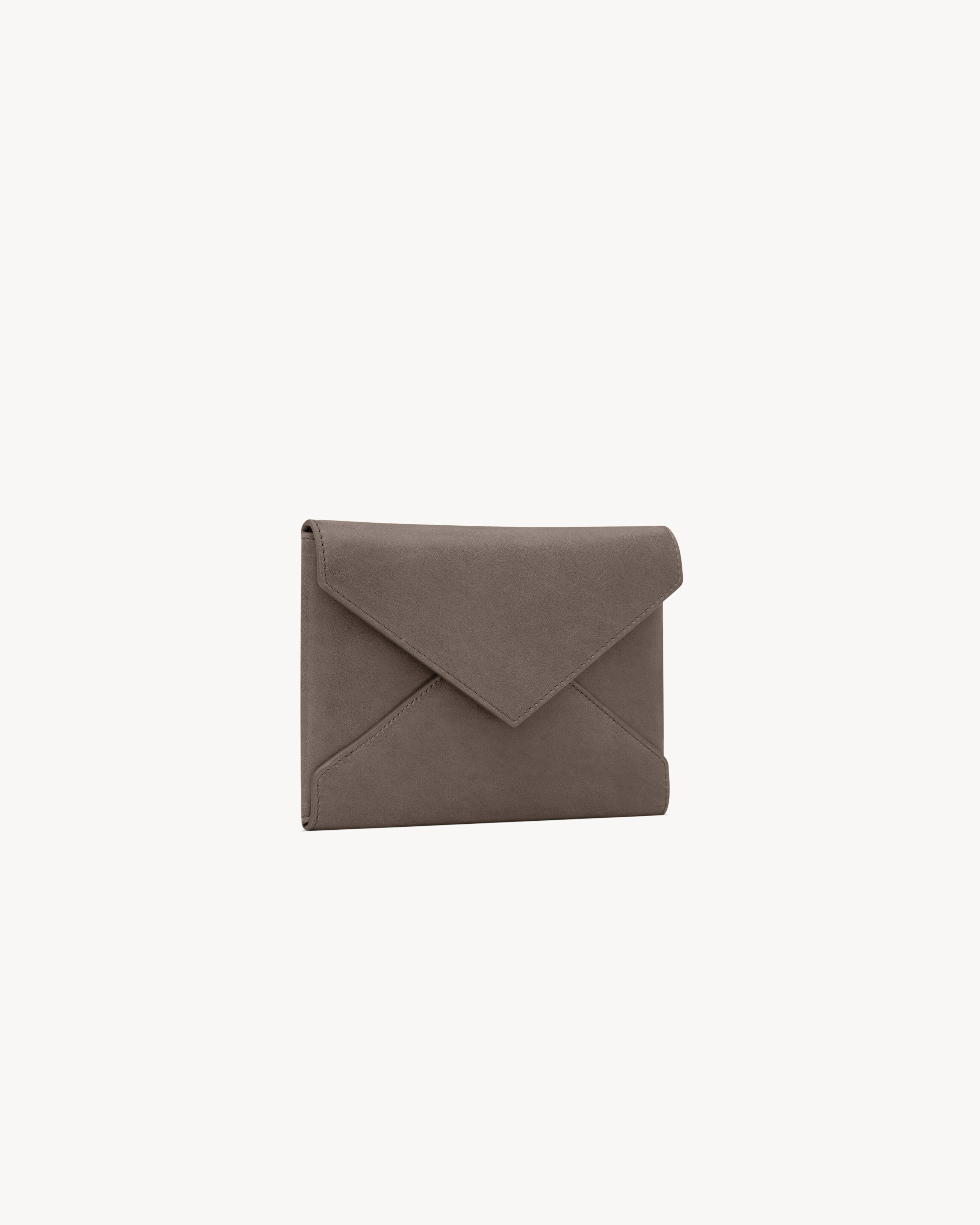 LETTER passport case in leather