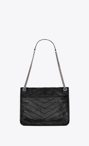 Medium Niki Leather Shoulder Bag