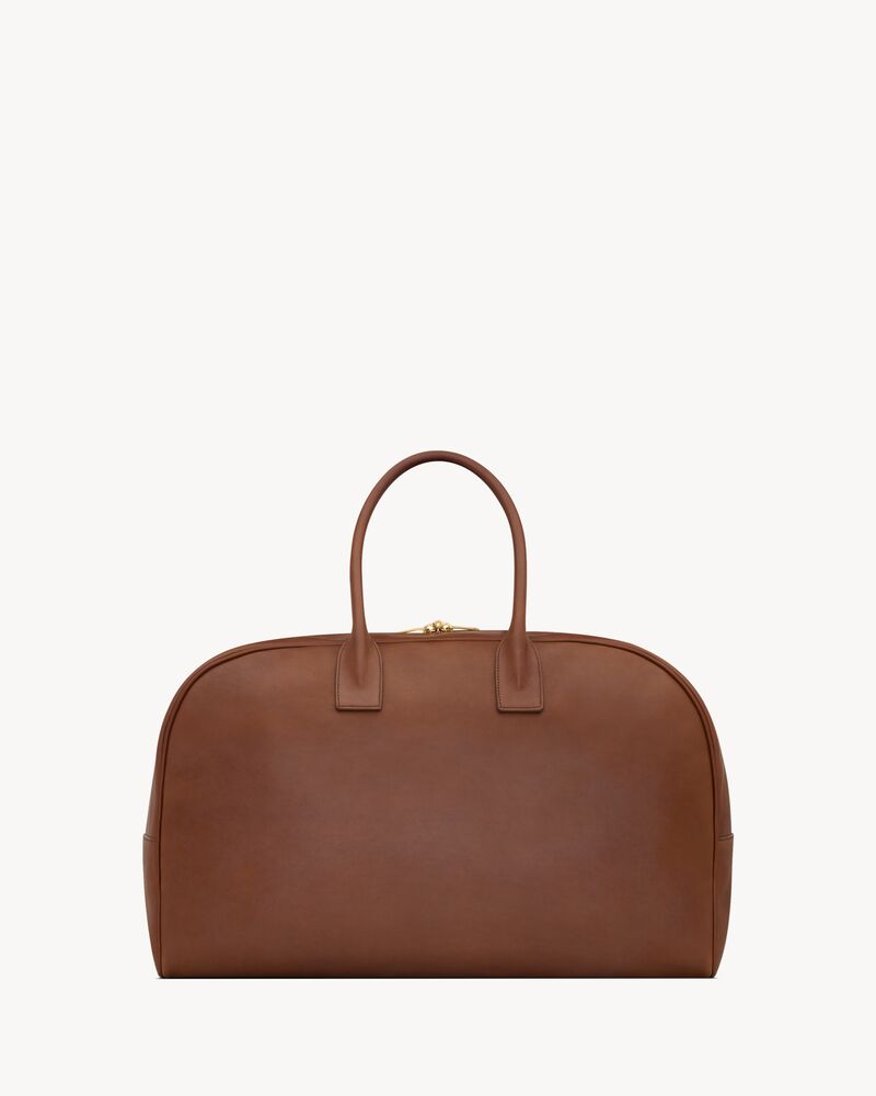 GRAND sac BOWLING duffle en cuir lisse