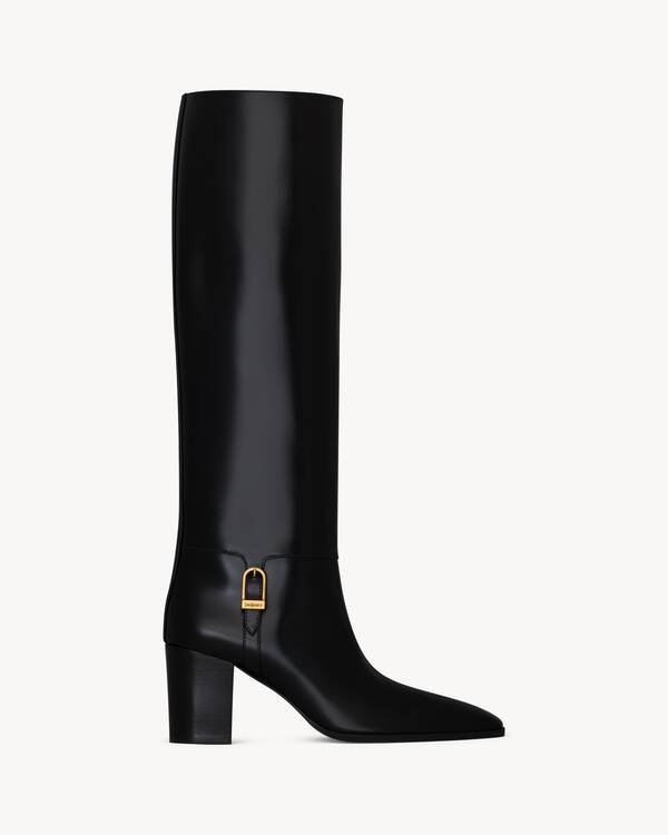 【関税＆送料込み】Saint Laurent  Leather Boots Small-818207AAEHR1000_A.jpg?v=3