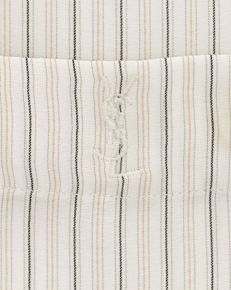 cassandre shirt in striped silk satin