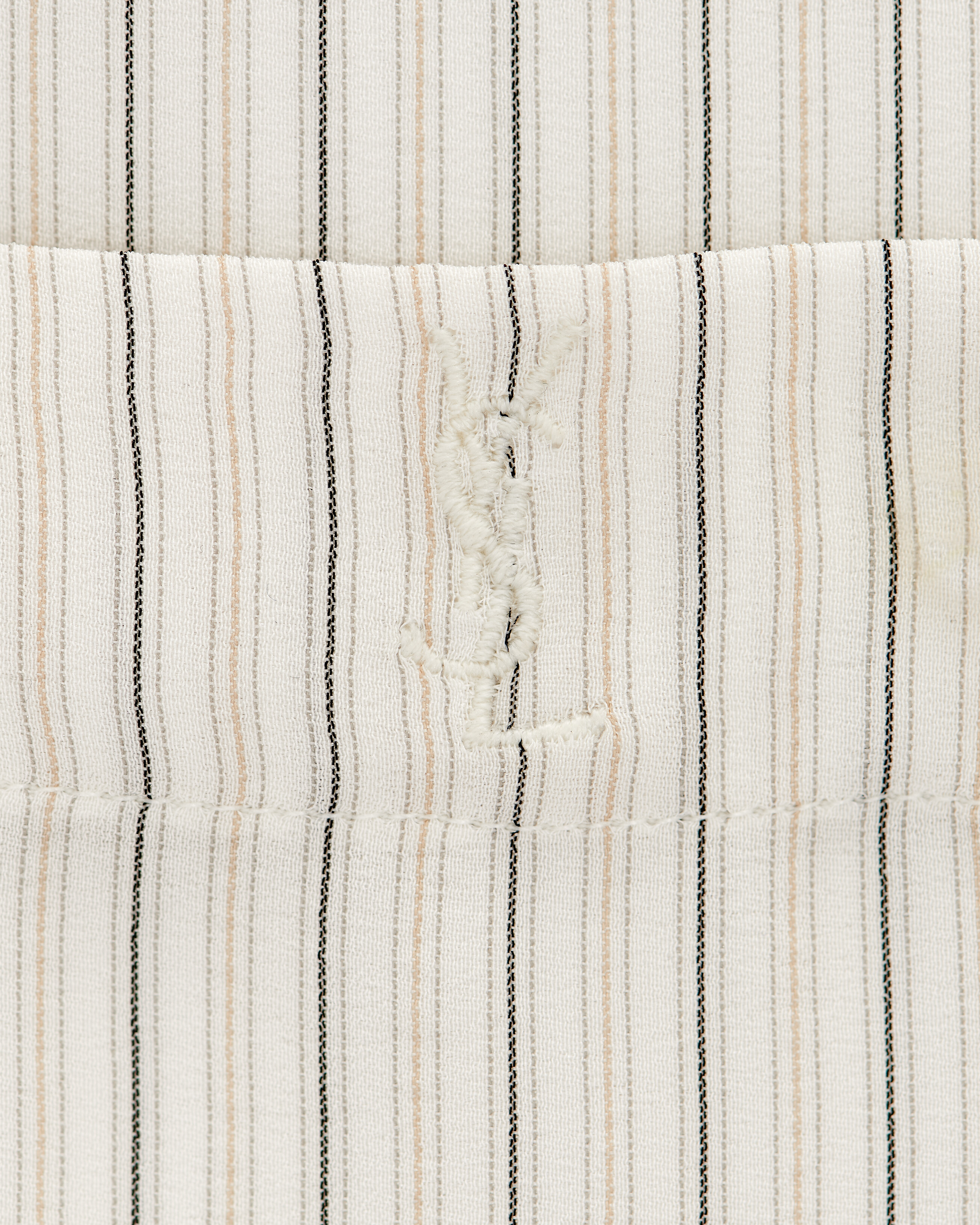 Cassandre Shirt in Striped Silk Satin