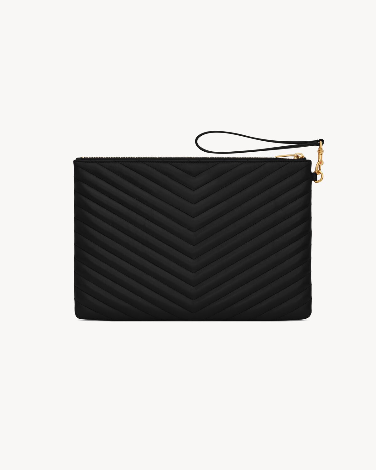 CASSANDRE MATELASSÉ tablet pouch in leather