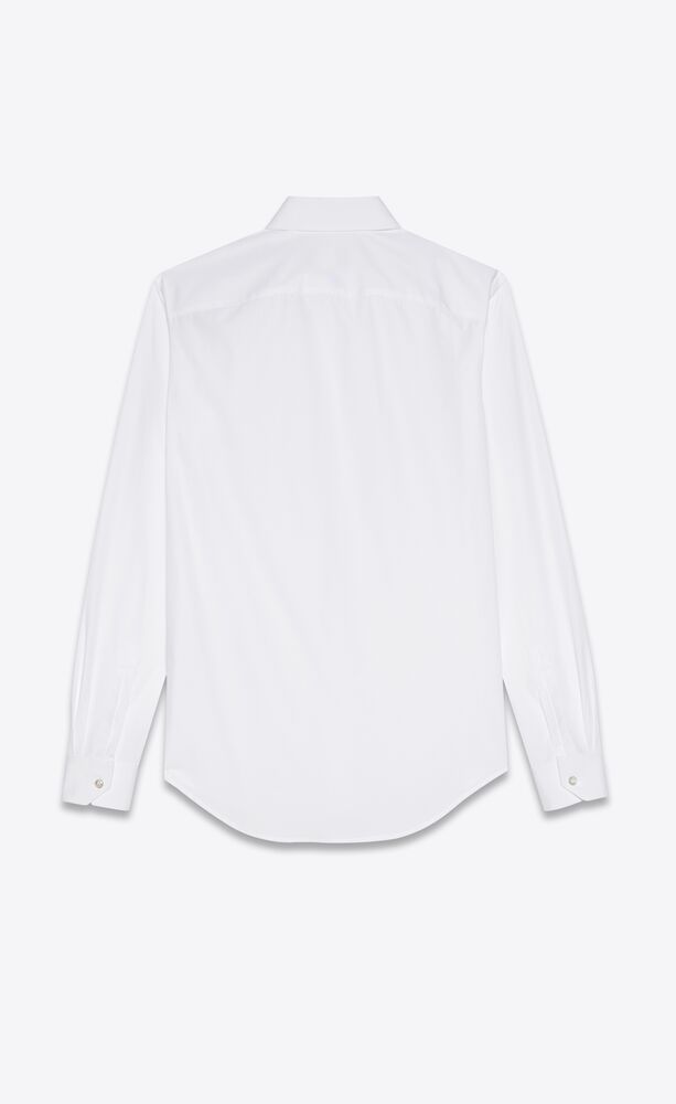 shirt in cotton poplin | Saint Laurent | YSL.com