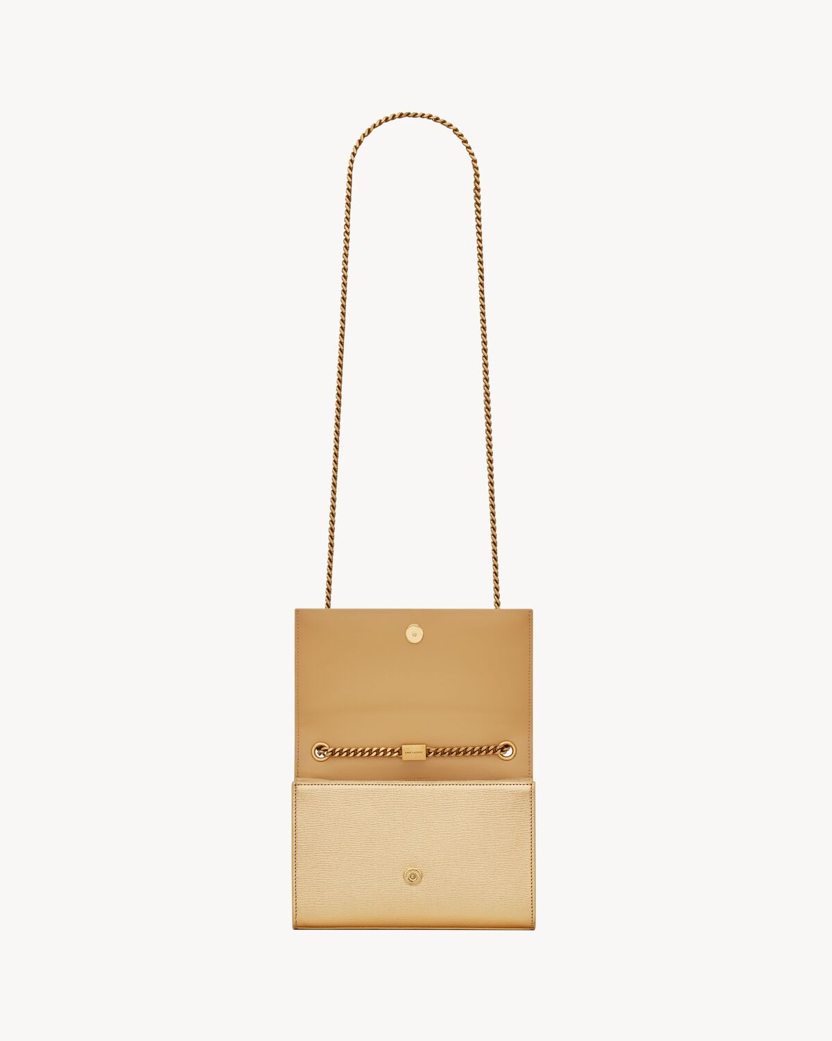 생로랑 메탈릭 가죽 케이트 스몰백 469390AAAKT8030