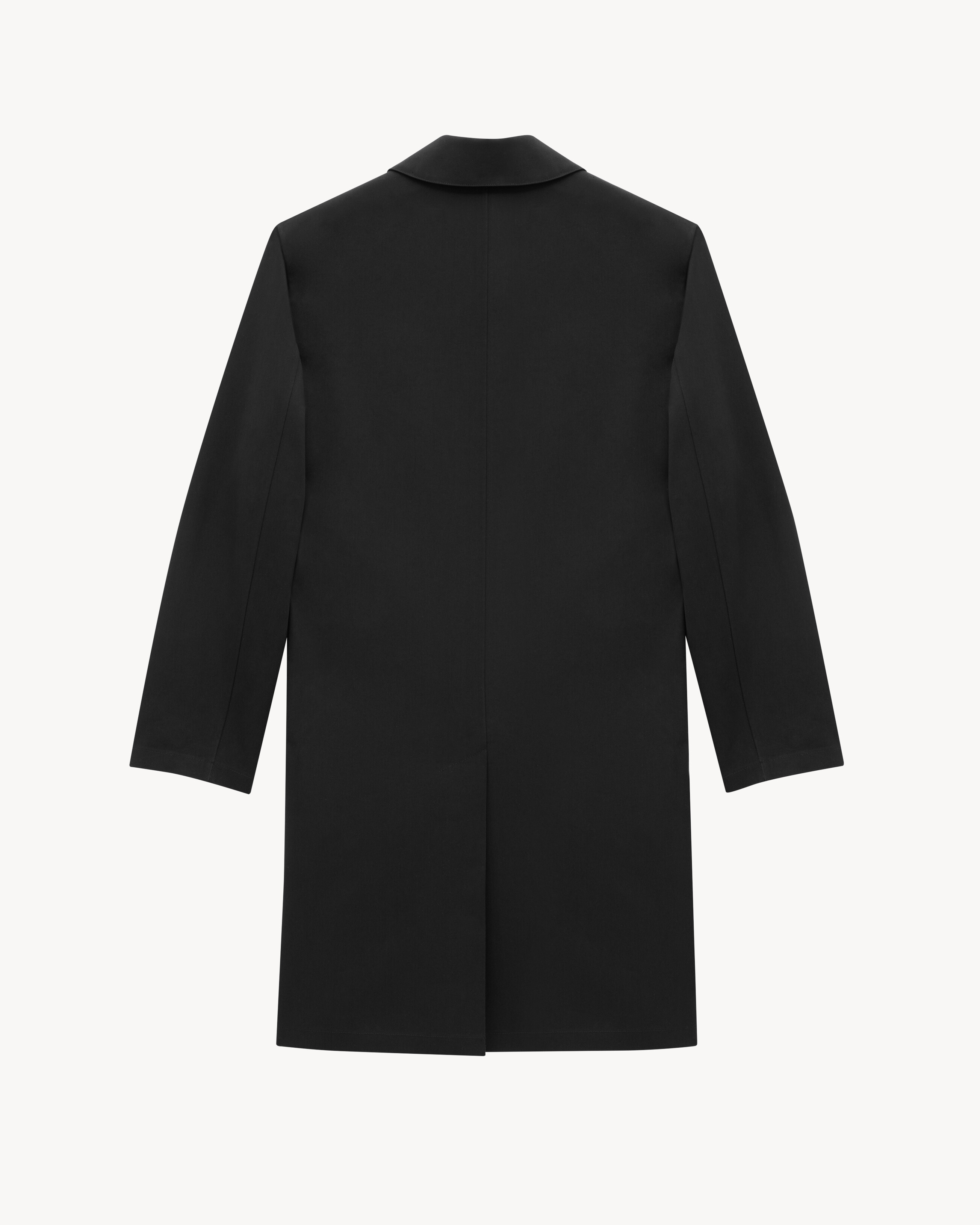 Coat in water-repellant canvas