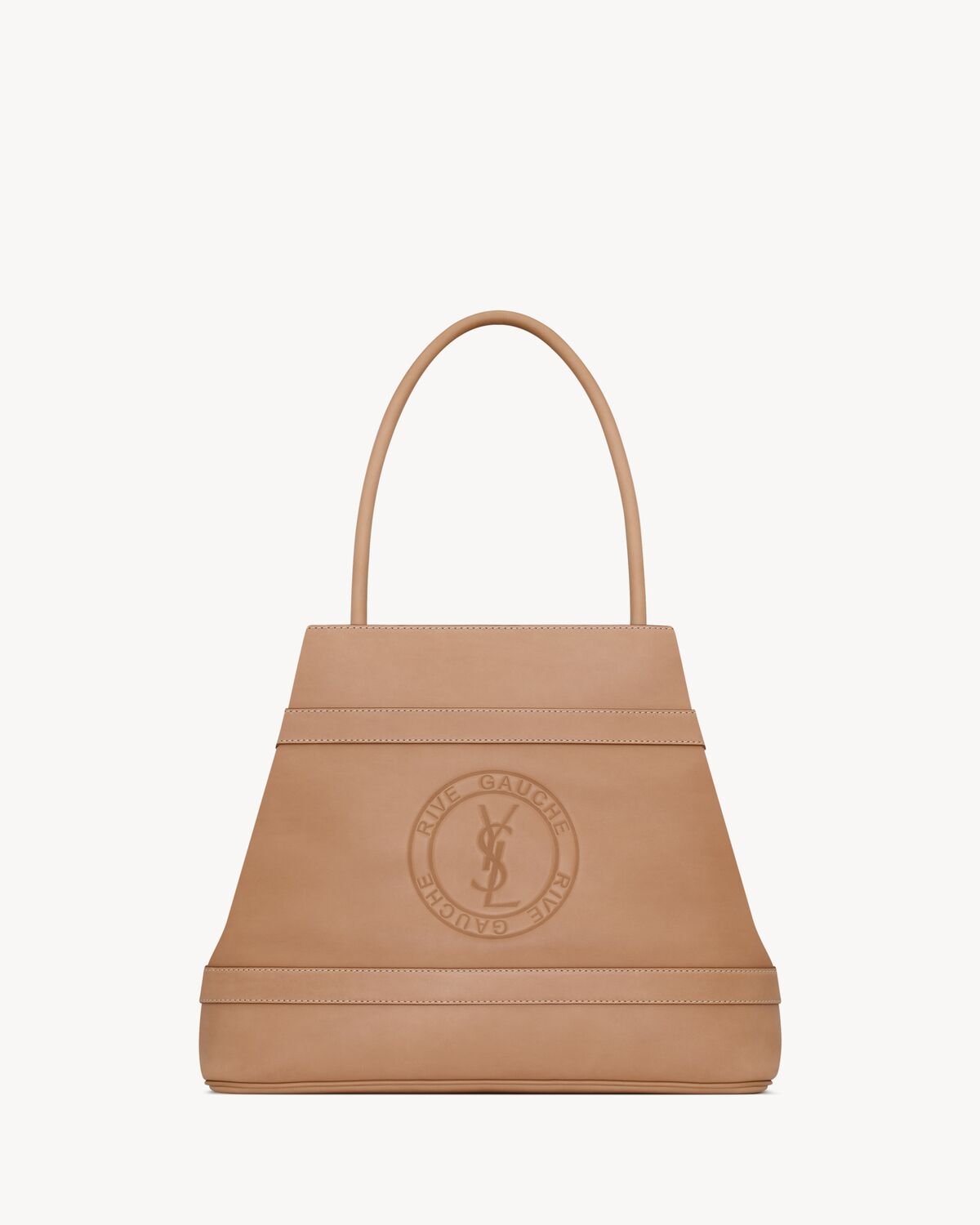 RIVE GAUCHE tote bag in vegetable-tanned leather