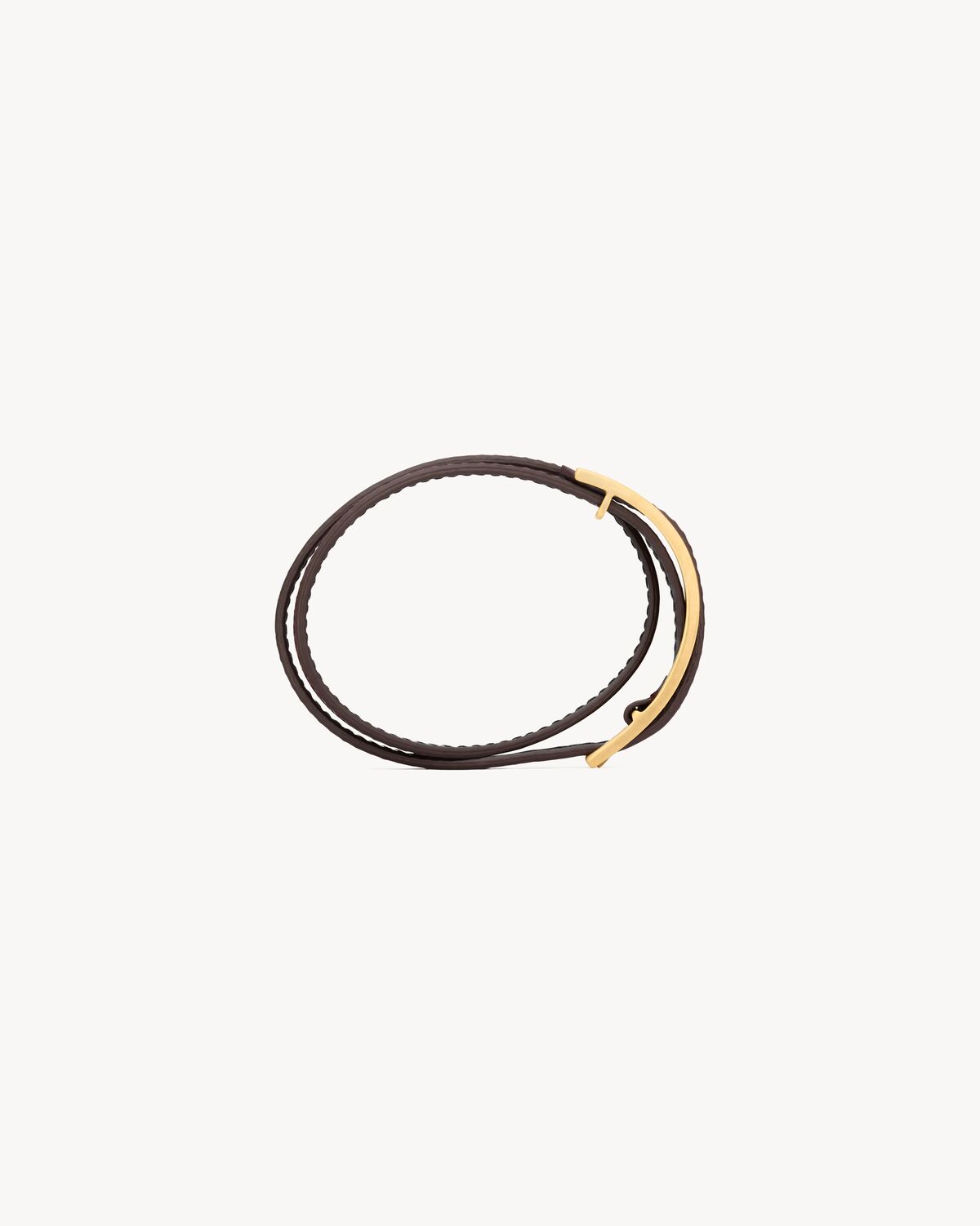 cassandre buckle bracelet in leather