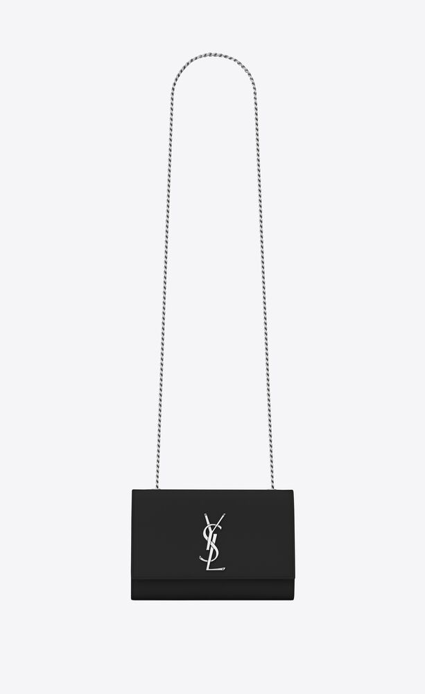 kate small chain bag in grain de poudre embossed leather