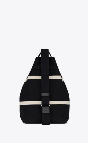 rive gauche sling bag in canvas