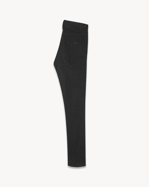 Skinny-fit jeans in used black denim | Saint Laurent | YSL.com