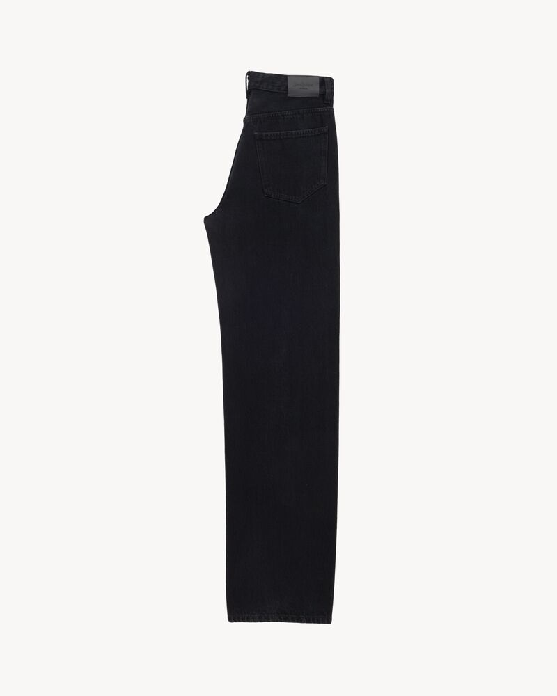 baggy jeans in carbon black denim