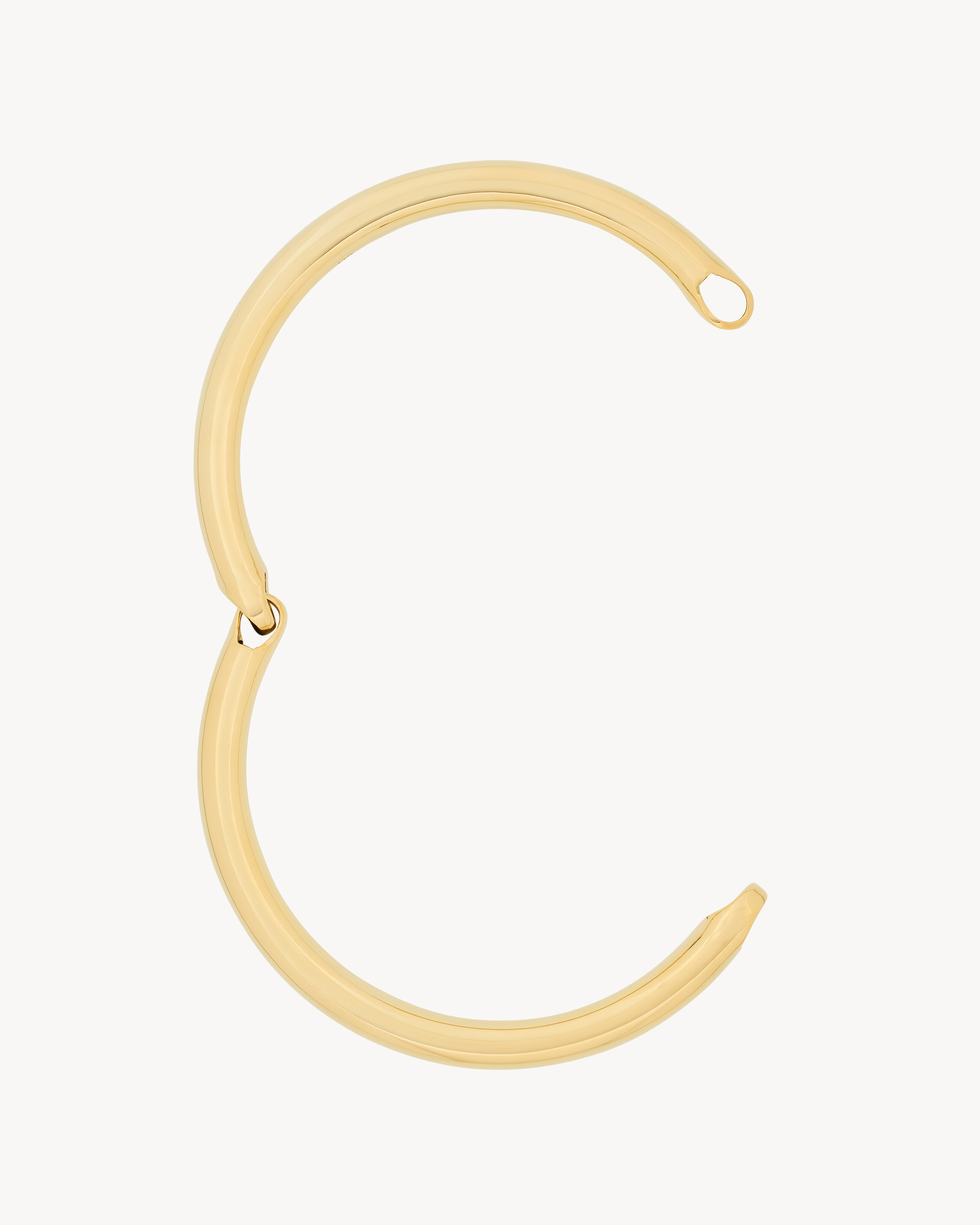tube necklace in metal
