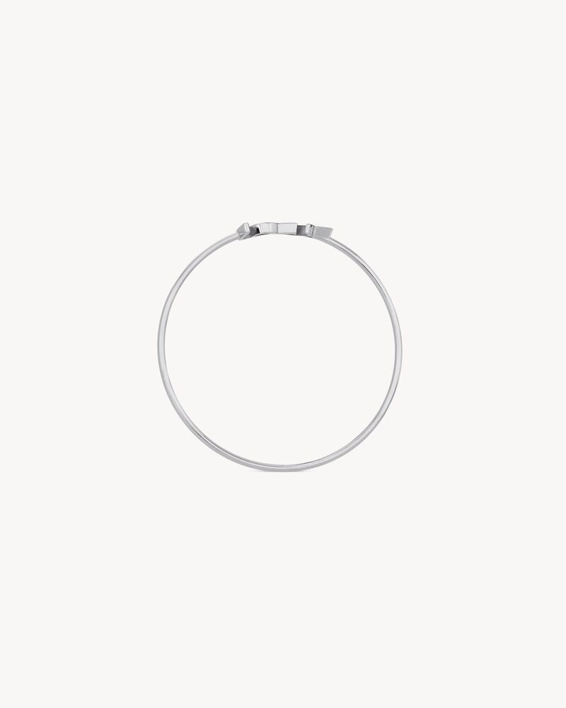 Jonc CASSANDRE en or GRIS 18 carats