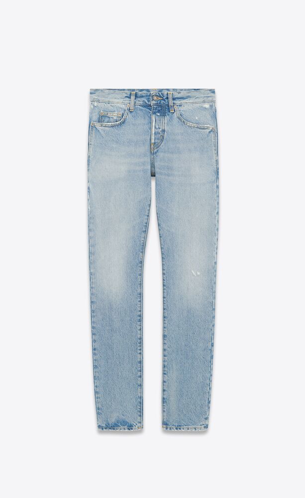 jeans slim fit in denim blue waves
