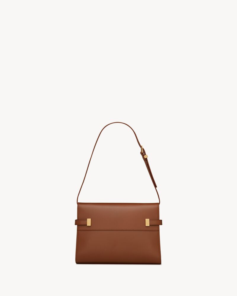 Manhattan small leather store crossbody bag