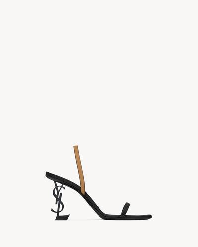 ✨美品 SAINT LAURENTサンダル 希少ヒール ブラック レザー 箱付 Superaclou - 130 mm サンダル - ナッパレザー - ブラック