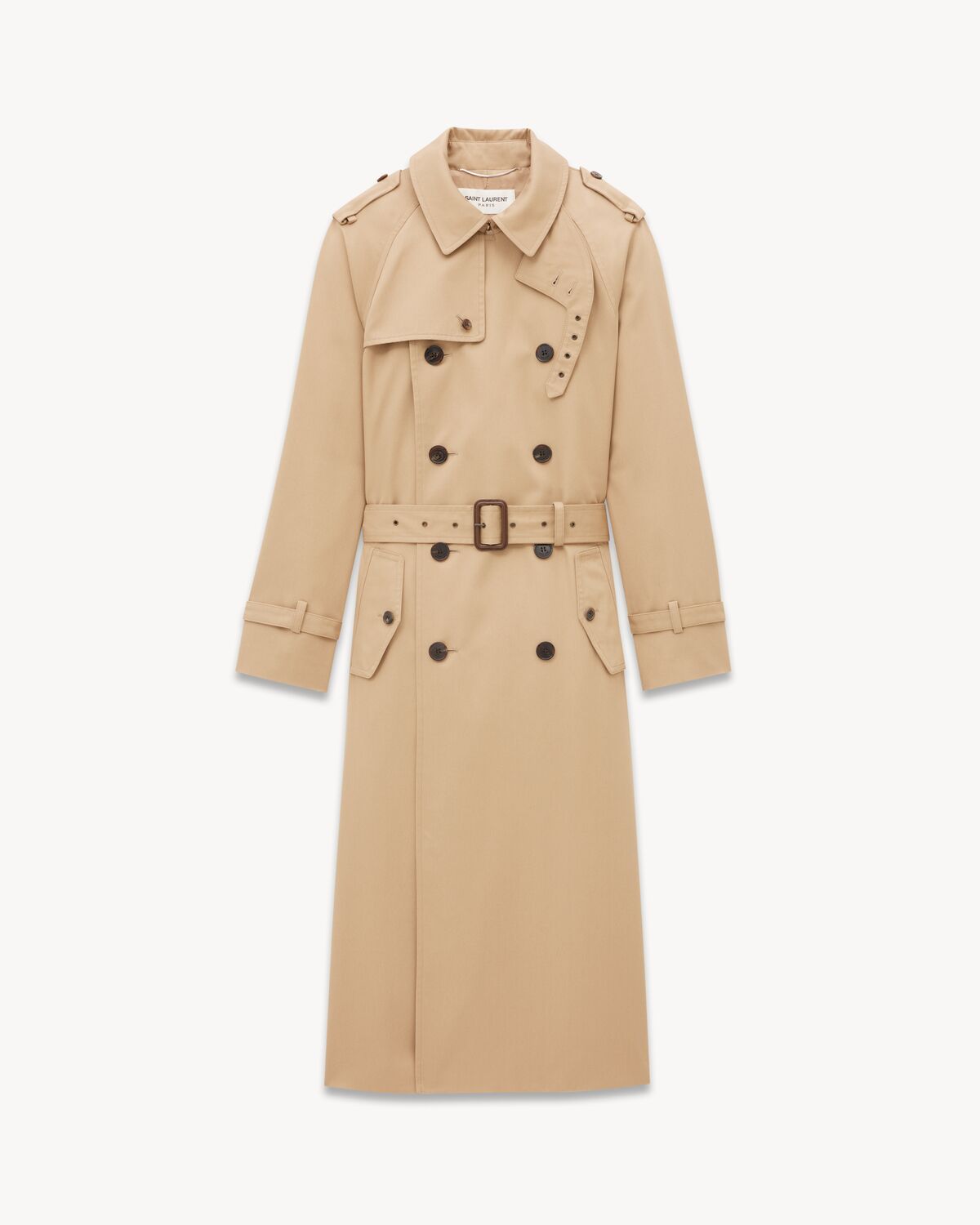 trench coat in gabardine