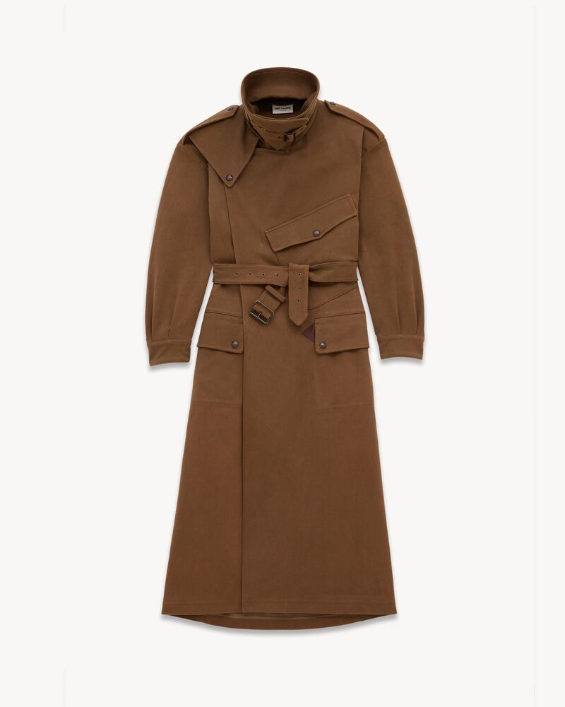 Mantel aus Baumwoll-Whipcord