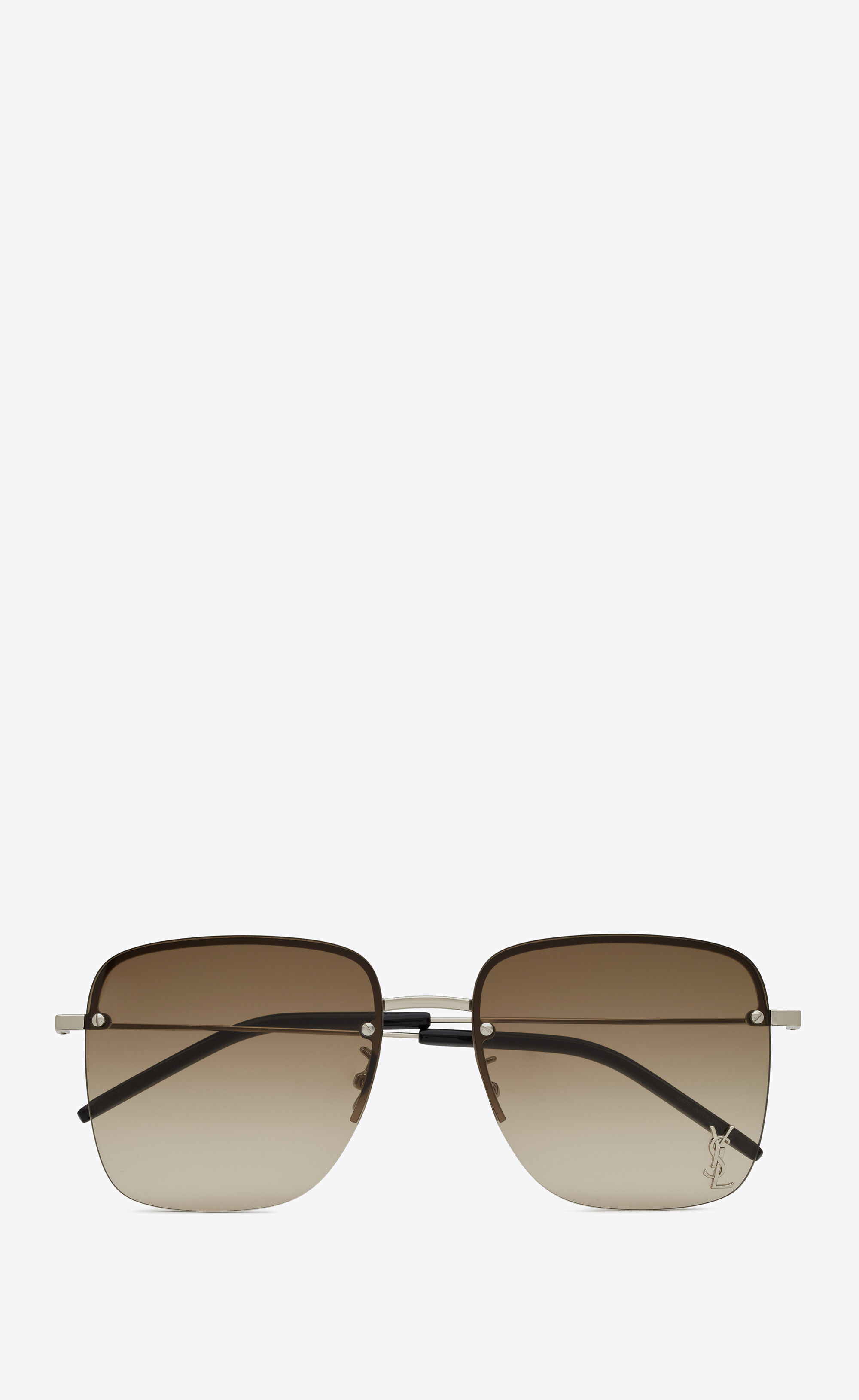 ysl monogram aviator sunglasses