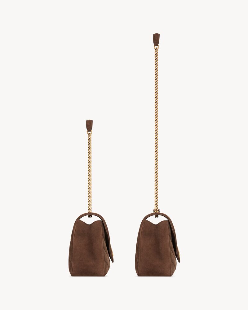 LOULOU MEDIUM EN suède MATELASSÉ