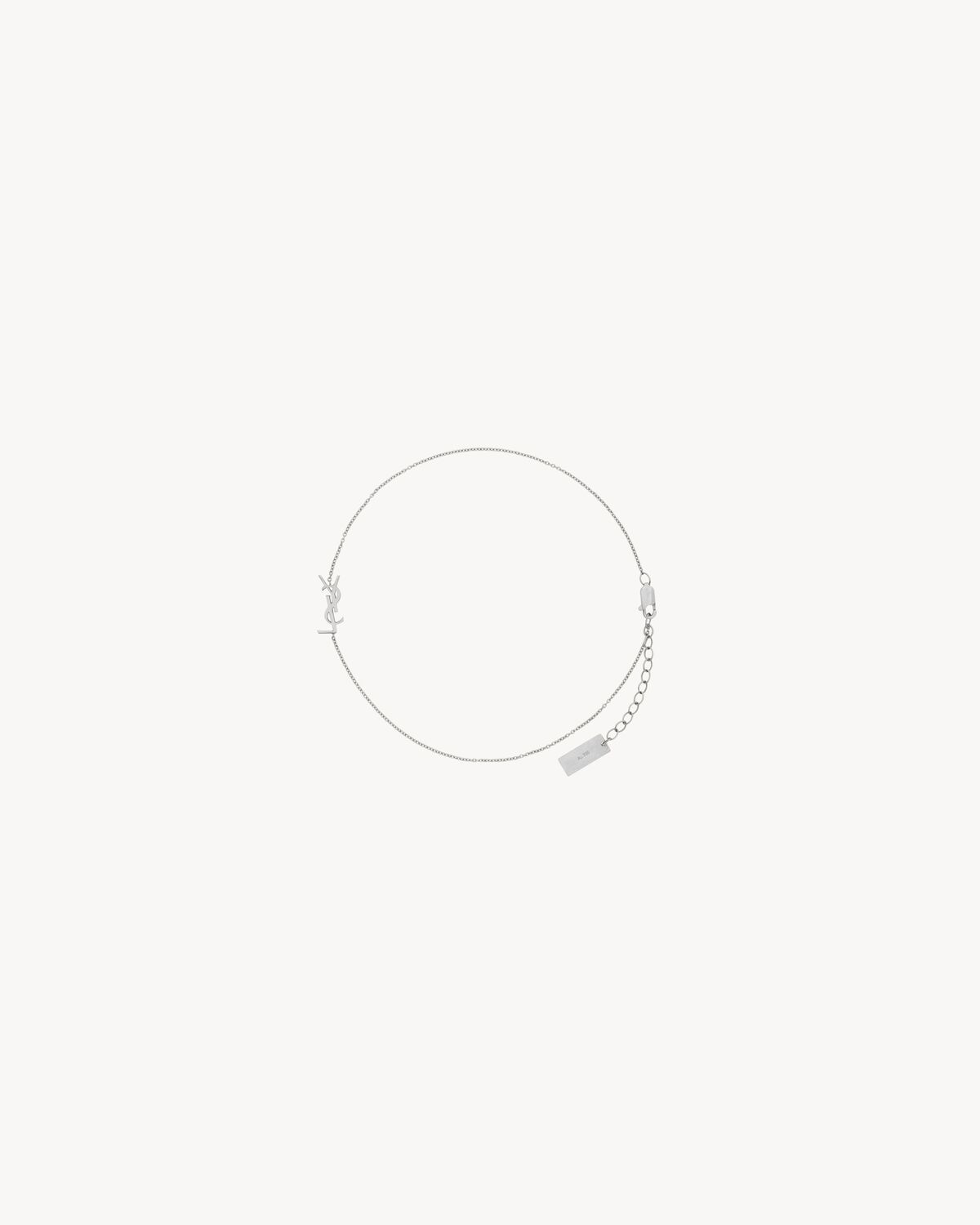 CASSANDRE ankle bracelet in 18K grey gold