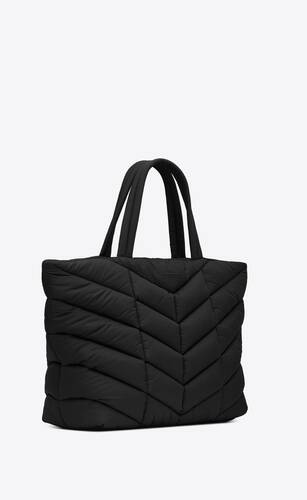 Saint Laurent Men's Universite North/South Foldable Tote Bag