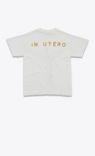 nirvana in utero t-shirt in cotton