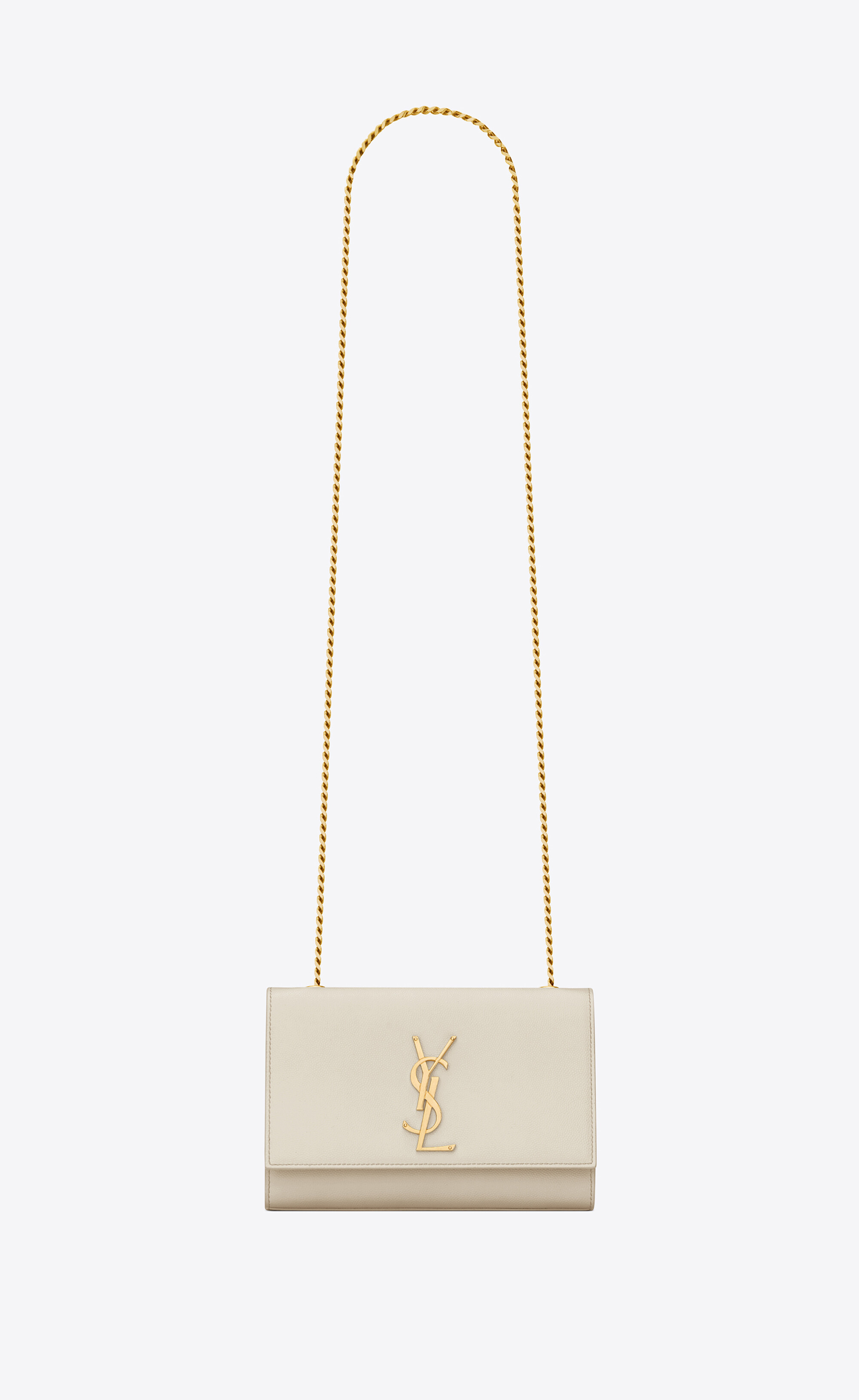 Saint Laurent Grain de Poudre Monogram Kate Small Crossbody Bag