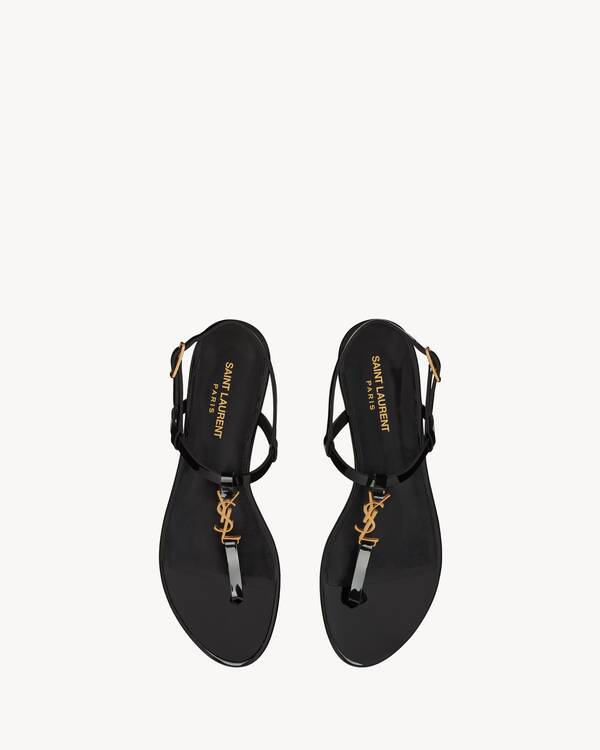 Cassandra sandals in patent leather