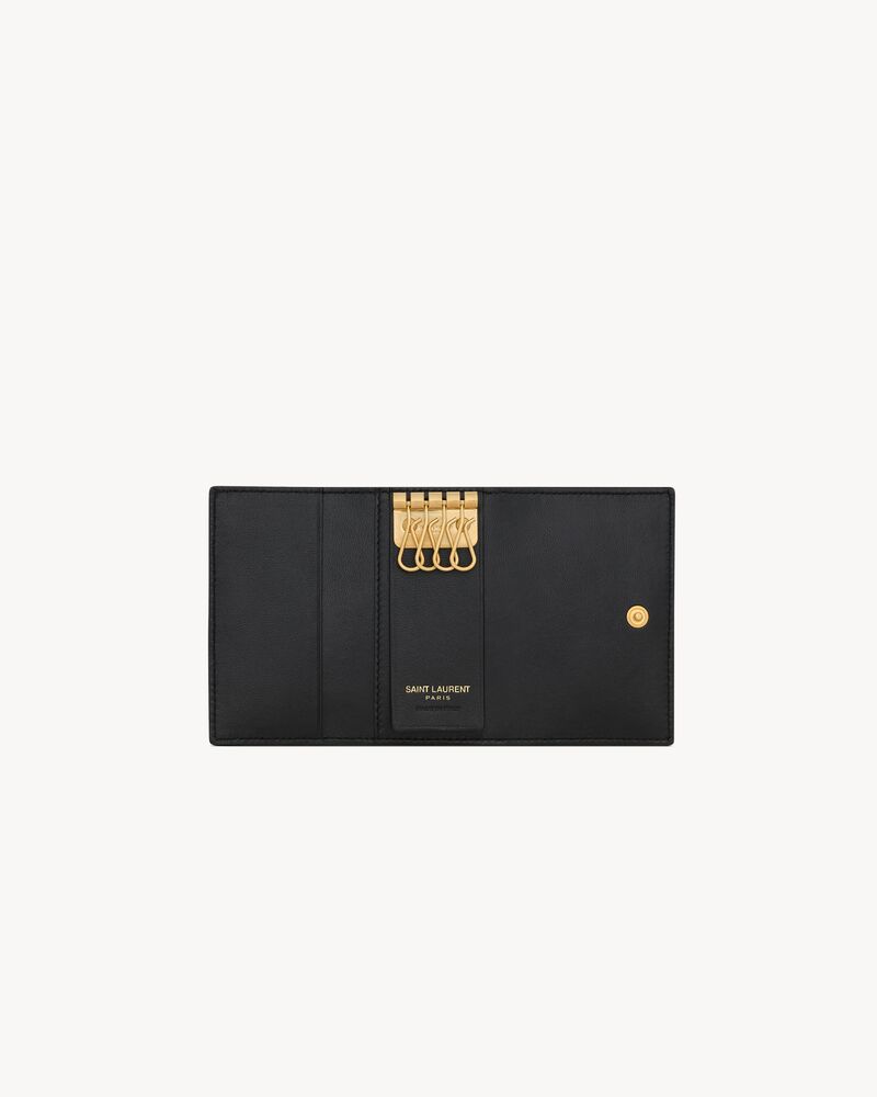 CASSANDRE MATELASSÉ SLIM KEY CASE IN QUILTED LAMBSKIN