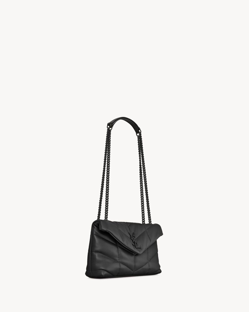 SAINT LAURENT ★ ラムスキン ハンドバッグ / ブラック パファー トイバッグ(ラムスキン) | Saint Laurent サン
