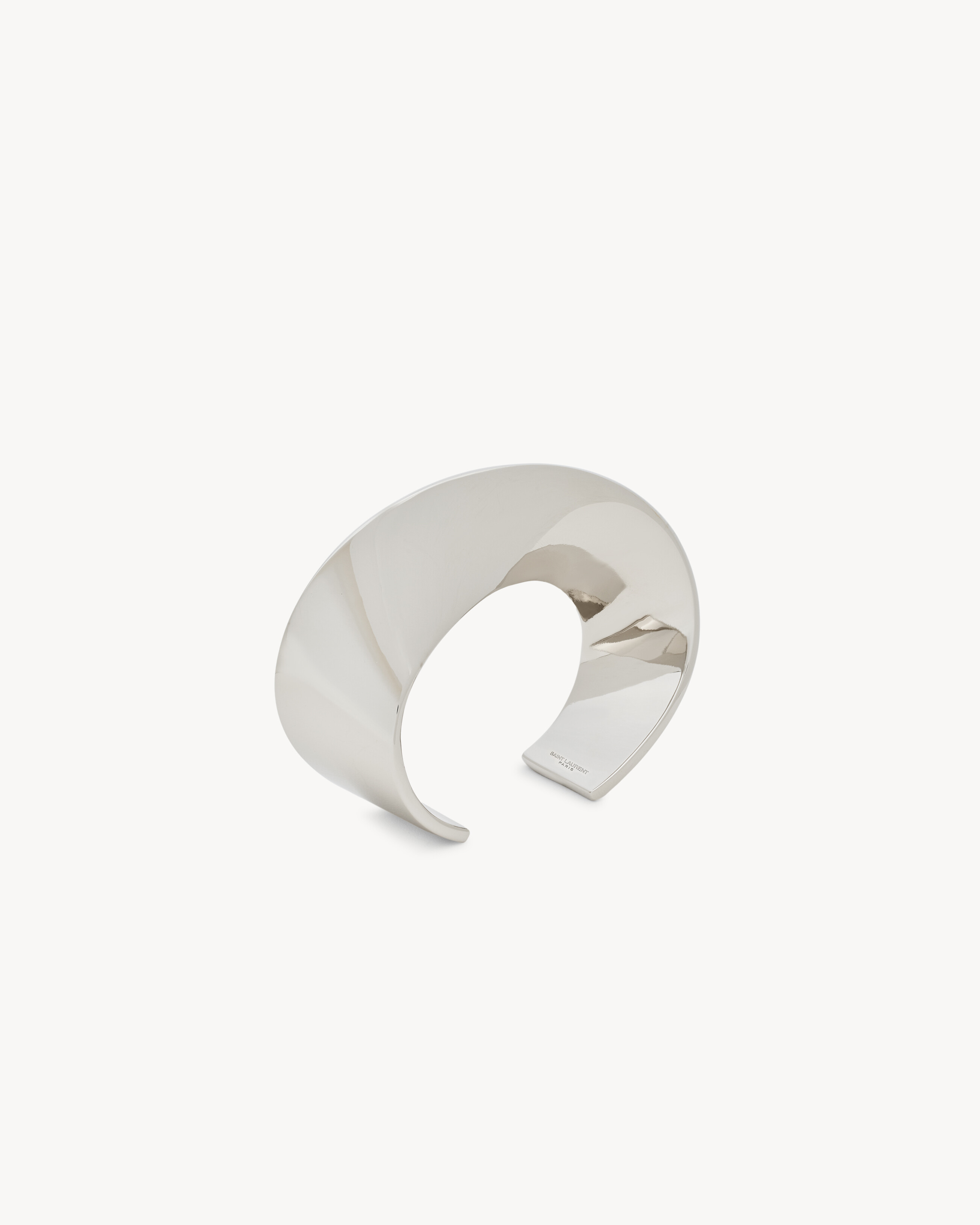 Swirl cuff in metal | Saint Laurent | YSL.com