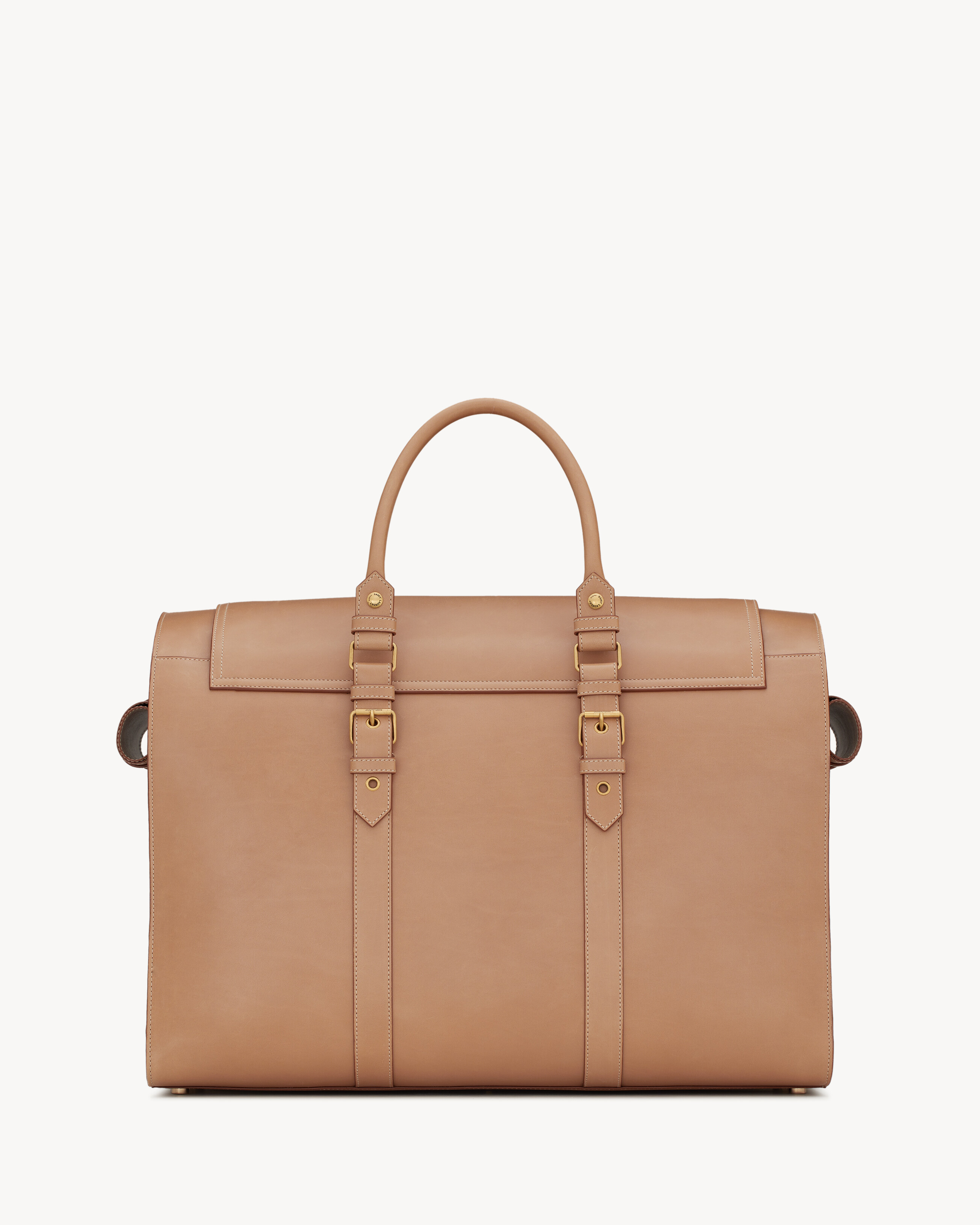 PET CARRIER BAG IN VEGETABLE-TANNED LEATHER