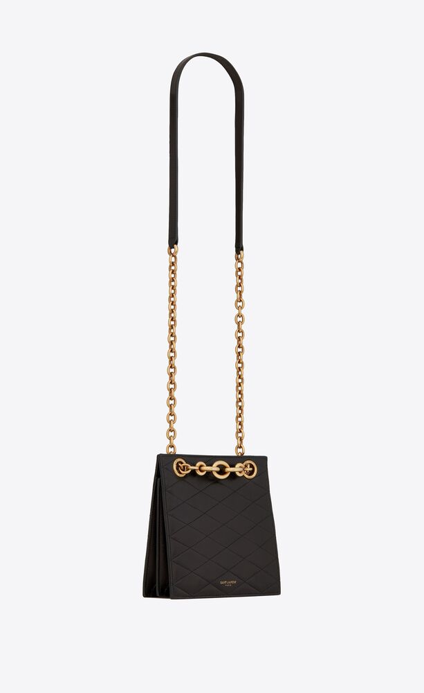 le maillon squared chain bag in lambskin