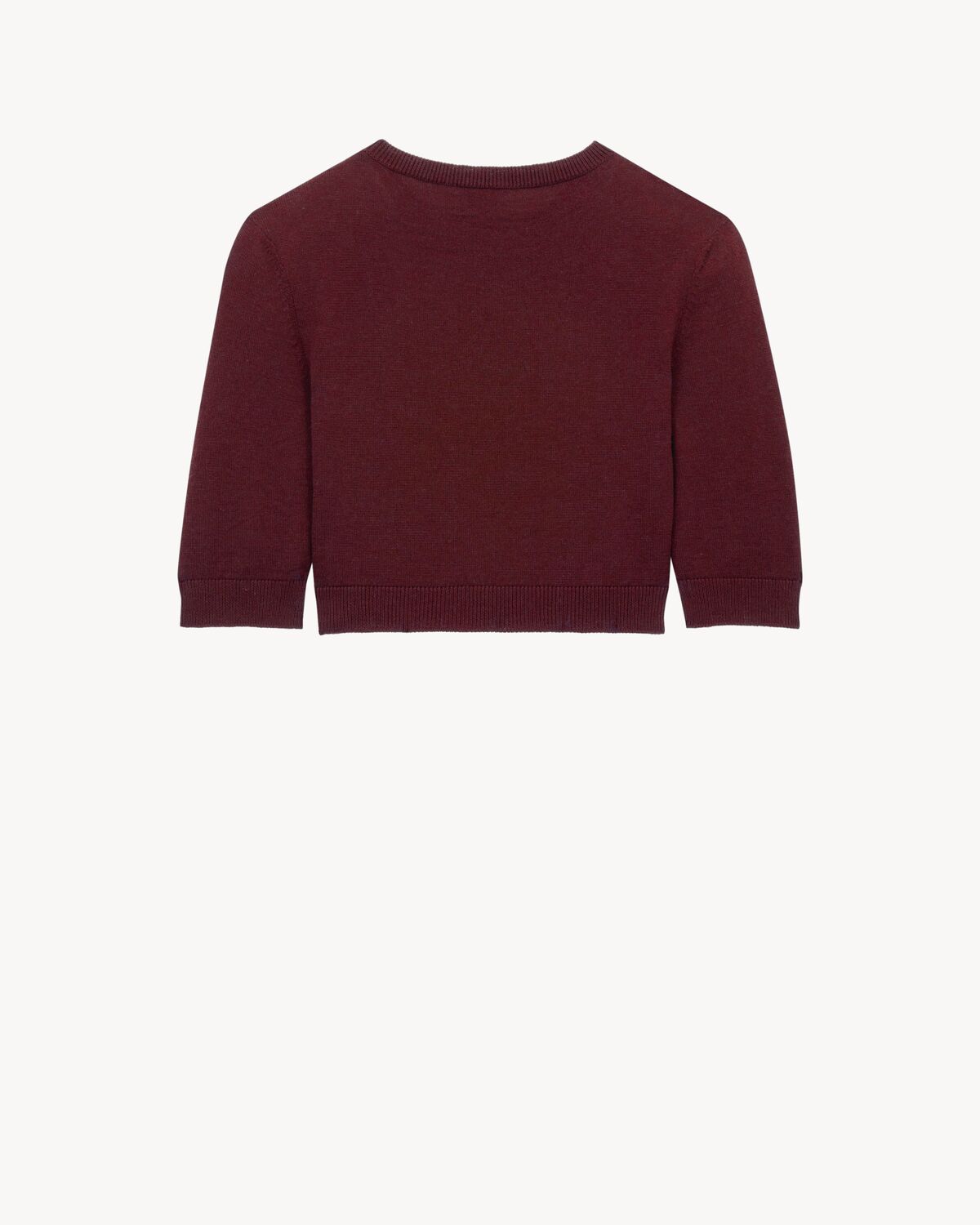 crop top in wool