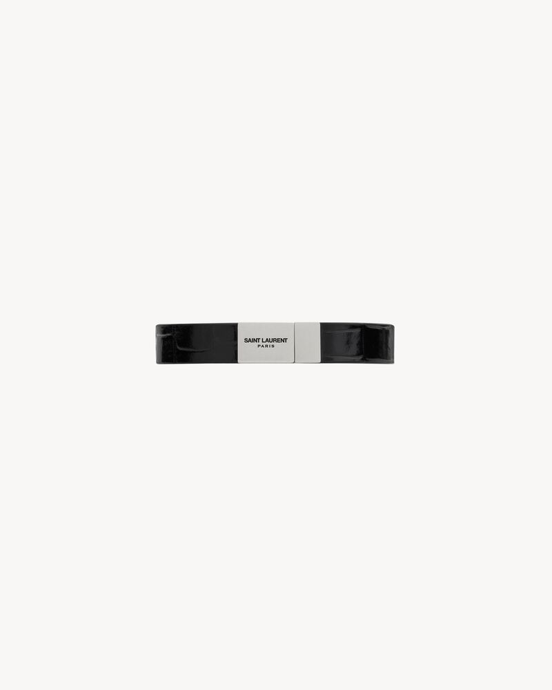 サンローランカサンドレ」ブレスレット カサンドラ ブレスレット（レザー） | Saint Laurent サン