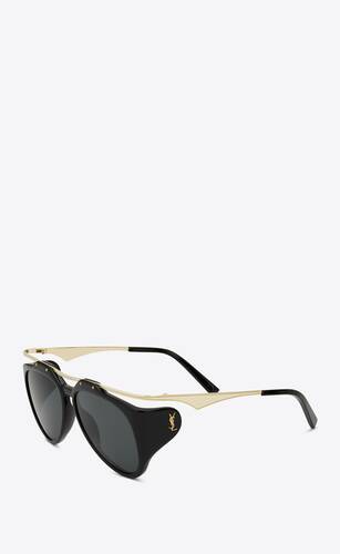 Cream 'SL 537 Palace' sunglasses Classic Saint Laurent - Stargazer  aviator-frame sunglasses Classic - IetpShops Germany